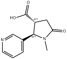 rac trans-4-Cotininecarboxylic Acid Structure