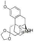 14-하이드록시-3-메톡시-6-옥소-모르피난6-에틸렌케탈 구조식 이미지
