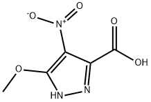 1H-Pyrazole-3-carboxylicacid,5-methoxy-4-nitro-(9CI) 구조식 이미지