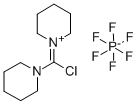 Chlorodipiperidinocarbenium hexafluorophosphate 구조식 이미지