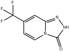 7-(Trifluoromethyl)-[1,2,4]triazolo-[4,3-a]pyridin-3(2H)-one Structure