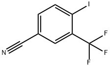 4-Iodo-3-(trifluoromethyl)benzonitrile Structure