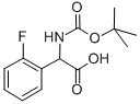 2-FLUOROPHENYLGLYCINE-N-BOC PROTECTED Structure