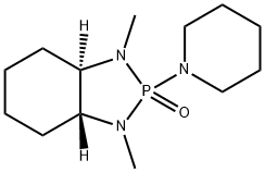 (3αR,7αR)-1,3-Dimethyl-2-(1-piperidinyl)octahydro-1H-1,3,2-benzodiazaphosphole  2-oxide Structure