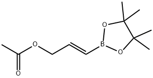 3-ACETOXY-1-PROPENYLBORONIC ACID PINACOL ESTER 구조식 이미지