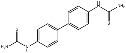 p,p'-Biphenylene-bis-1,1'-(2-thiourea) Structure