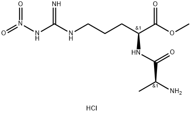 H-ALA-ARG(NO2)-OME HCL Structure
