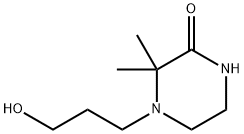 피페라지논,4-(3-히드록시프로필)-3,3-디메틸-(9CI) 구조식 이미지