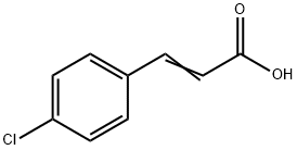 4-Chlorocinnamic acid 구조식 이미지