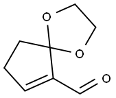 1,4-Dioxaspiro[4.4]non-6-ene-6-carboxaldehyde (9CI) Structure