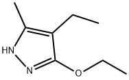 1H-Pyrazole,  3-ethoxy-4-ethyl-5-methyl- Structure