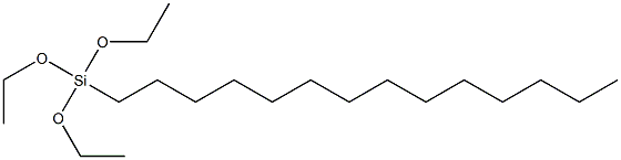 tetradecyltriethoxysilane Structure