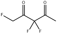 2,4-Pentanedione,  1,3,3-trifluoro- Structure