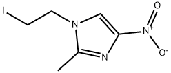 1-(2-Iodoethyl)-2-methyl-4-nitro-1H-imidazole 구조식 이미지