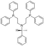 R(+)-N,N-BIS(2-디페닐포스피노에틸)-1-페닐에틸아민 구조식 이미지