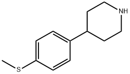 4-(4-METHYLSULFANYL-PHENYL)-PIPERIDINE HYDROCHLORIDE Structure