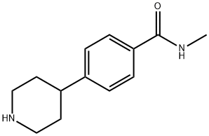 4-(4'-N-METHYLBENZAMIDE)PIPERIDINE
 Structure