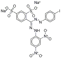 4-[1-(4-IODOPHENYL)-5-(2,4-DINITROPHENYL)-FORMAZ-3-YL]-1,3-BENZENE DISULFONATE, DISODIUM SALT Structure