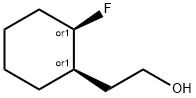 Cyclohexaneethanol, 2-fluoro-, cis- (9CI) Structure