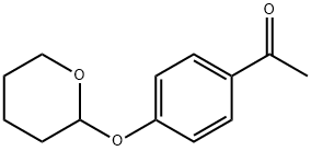 1-[4-(Tetrahydro-pyran-2-yloxy)-phenyl]-ethanone 구조식 이미지
