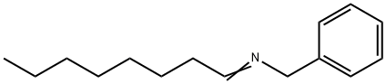 Benzenemethanamine, N-octylidene- Structure