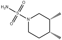 1-Piperidinesulfonamide,3,4-dimethyl-,cis-(8CI) Structure