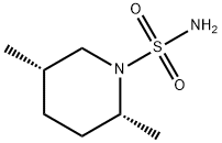 1-피페리딘술폰아미드,2,5-디메틸-,시스-(8CI) 구조식 이미지