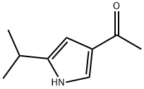 Ethanone, 1-[5-(1-methylethyl)-1H-pyrrol-3-yl]- (9CI) Structure