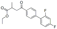 ethyl 4-[4-(2,4-difluorophenyl)phenyl]-2-methyl-4-oxo-butanoate 구조식 이미지