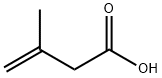 3-Бутеновая кислота, 3-Метил- структурированное изображение