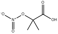 2-Methyl-2-(nitrooxy)propanoic acid 구조식 이미지