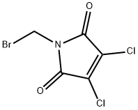 N-BROMOMETHYL-2,3-DICHLOROMALEIMIDE Structure