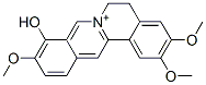 2,3,10-Trimethoxy-5,6-dihydrodibenzo[a,g]quinolizinium-9-ol Structure