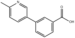 3-(4-(Carboxypyridin-3-yl)benzoic acid Structure