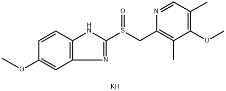 Esomeprazole potassium Structure