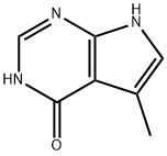 4H-Pyrrolo[2,3-d]pyrimidin-4-one, 1,7-dihydro-5-methyl- (9CI) 구조식 이미지