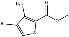 3-AMino-4-broMo-thiophene-2-carboxylicacidMethylester 구조식 이미지