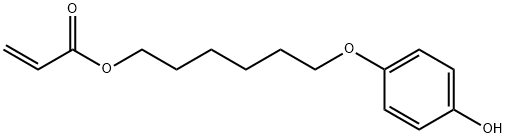 4-(6-ACRYLOXY-HEX-1-YL-OXY)페놀 구조식 이미지