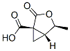 3-Oxabicyclo[3.1.0]hexane-1-carboxylicacid,4-methyl-2-oxo-,[1S-(1alpha,4alpha,5alpha)]-(9CI) 구조식 이미지