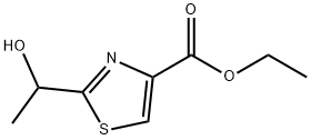 4-Thiazolecarboxylicacid,2-(1-hydroxyethyl)-,ethylester(9CI) Structure