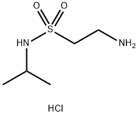 2-Amino-N-(propan-2-yl)ethane-1-sulfonamide hydrochloride Structure