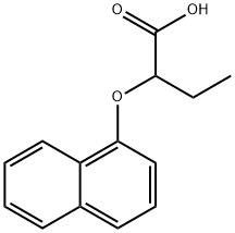 2-(1-NAPHTHYLOXY)BUTANOIC ACID Structure