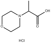 2-MORPHOLIN-4-YLPROPANOIC ACID Structure