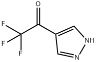 Ethanone, 2,2,2-trifluoro-1-(1H-pyrazol-4-yl)- (9CI) 구조식 이미지