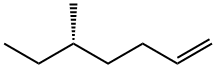 [S,(+)]-5-Methyl-1-heptene Structure