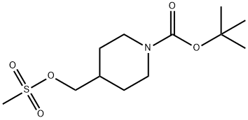 1-BOC-4-METHANESULFONYLOXYMETHYL-PIPERIDINE 구조식 이미지