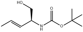 카르밤산,[1-(히드록시메틸)-2-부테닐]-,1,1-디메틸에틸에스테르,[S-(E)]- 구조식 이미지