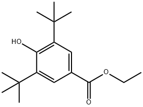 에틸3,5-DI-TERT-부틸-4-하이드록시벤조에이트 구조식 이미지