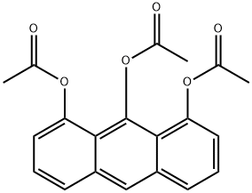 1,8,9-triacetoxyanthracene  Structure