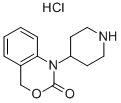 1-(4-PIPERIDINYL)-1,2-DIHYDRO-4H-3,1-BENZOXAZIN-2-ONE HYDROCHLORIDE 구조식 이미지